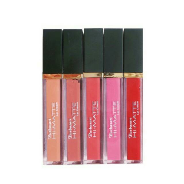 Lipstick Purbasari Hi Matte Lip Cream Original | Shopee Indonesia