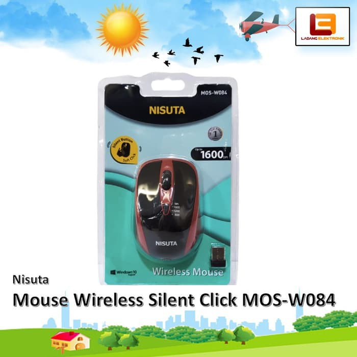 NISUTA MOUSE WIRELESS MOS-W084 2.4 GHZ