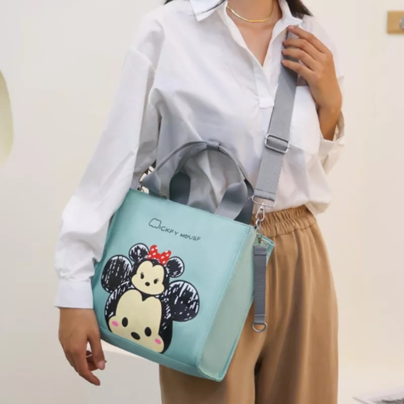 Gtf - Populer 2023 Tas Selempang Wanita Terbaru Motif Micky Mouse Tote Bag Wanita Tas Selempang Bahu Wanita Lagi Hits - Totebag Wanita Murah Lucu Fashion Korea Stylish