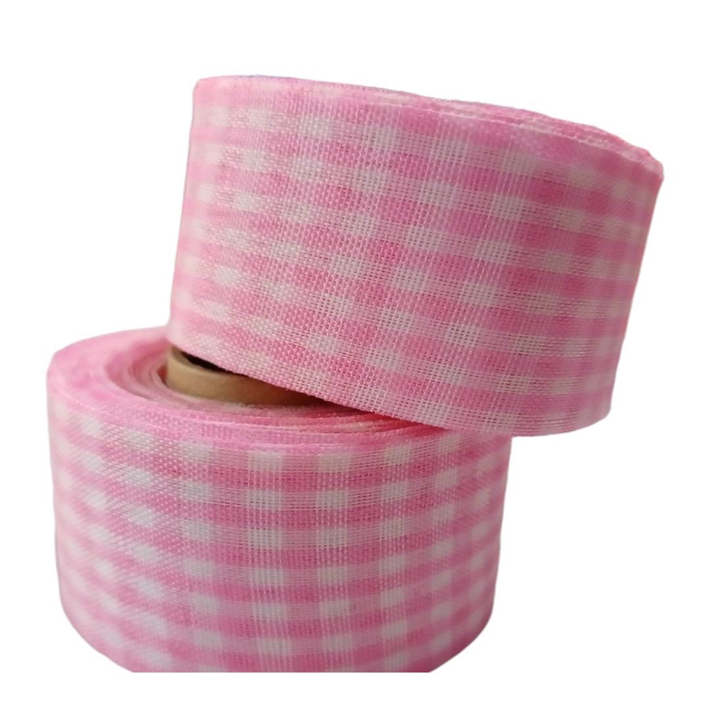 

Pita Kotak Pink Baby Ukuran 1.5 inch /4 cm Per Roll
