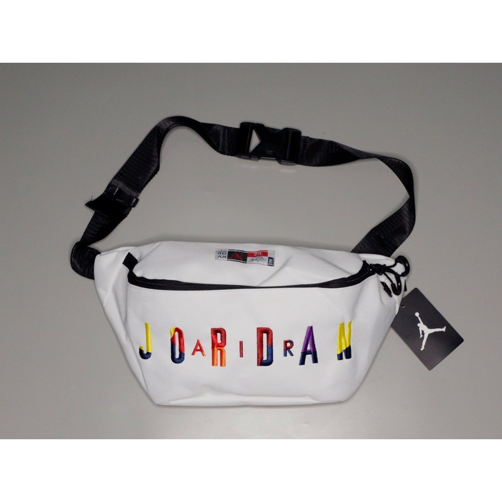 jordan waist bag white