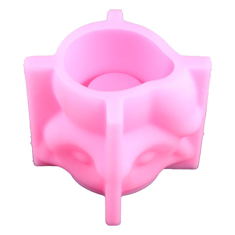 Cetakan Pot Bunga / Tanaman Sukulen / Plester Beton Bahan Silikon Resin Epoksi UV Bentuk Hewan 3D