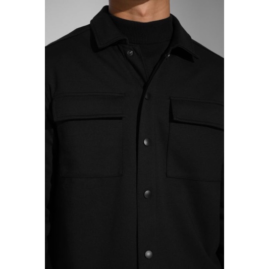 Shacket Jacket Black Preppstudio