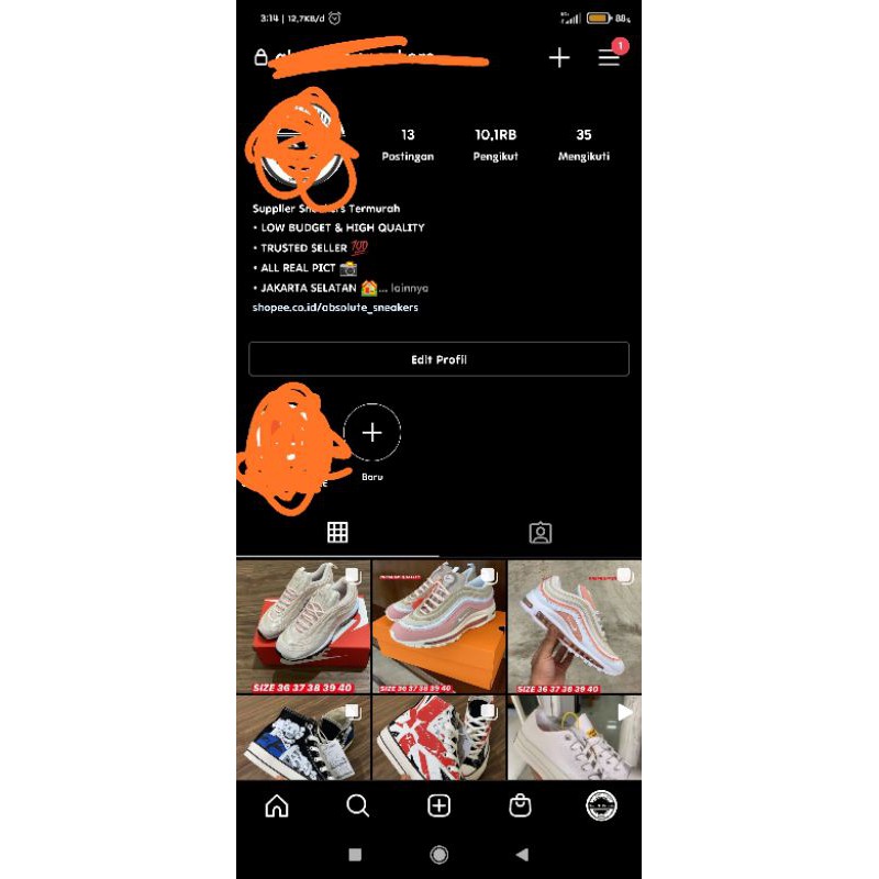 AKUN INSTAGRAM 10K INDO AKTIF , SIAP PAKAI