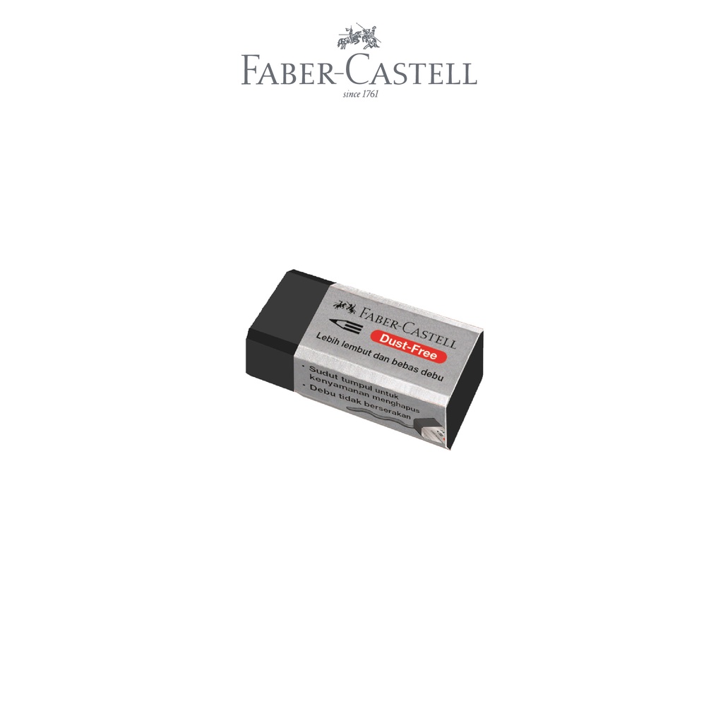 Faber-Castell Dust - Free Eraser Small Black New