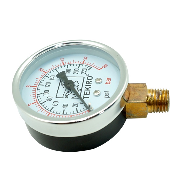 TEKIRO PRESSURE GAUGE AU-PG0986 Tekiro ALAT UKUR TEKANAN ANGIN KOMPRESOR 4 Bar Pengukur Tekanan