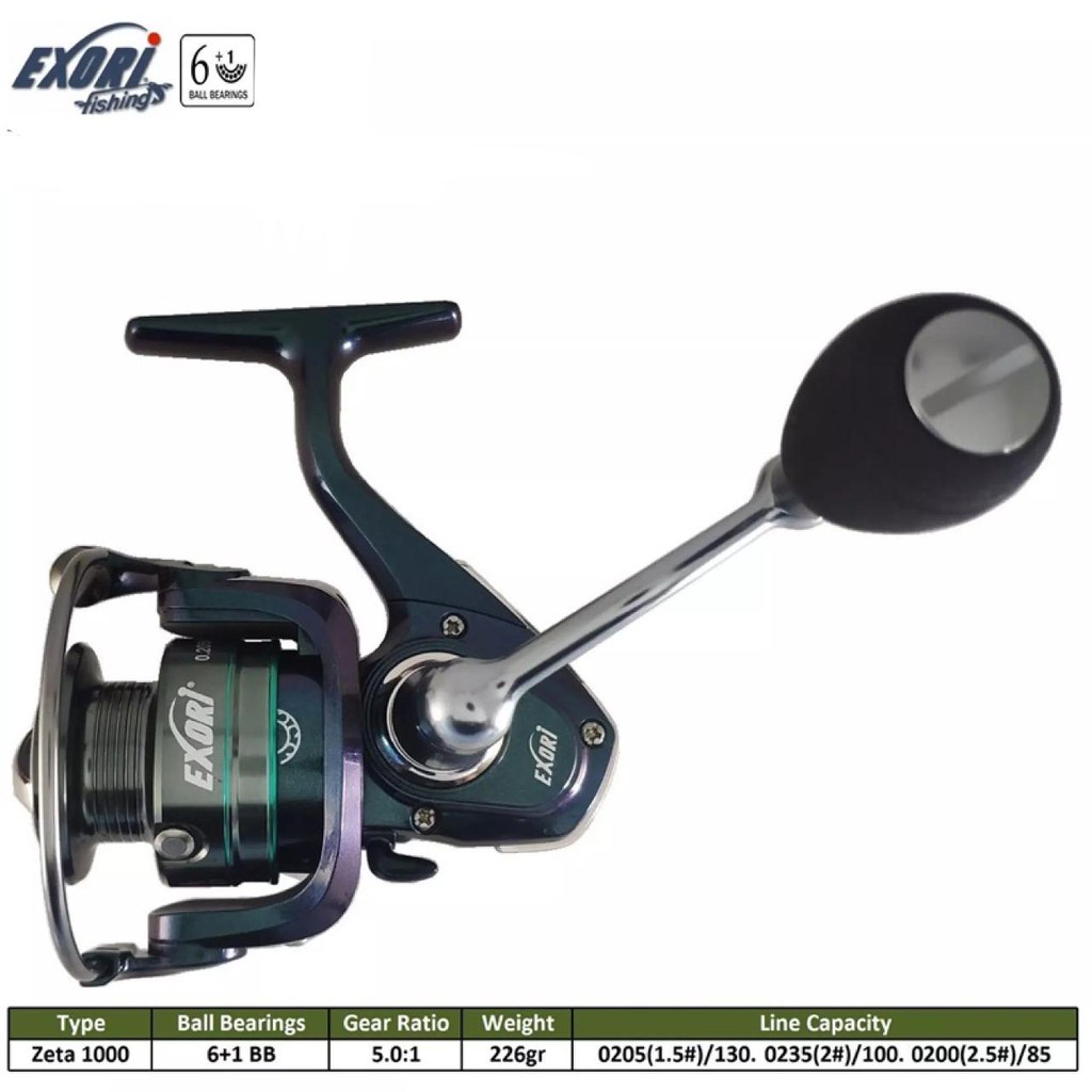 REEL EXORI ZETA 1000 3000 5000  - POWER HANDLE