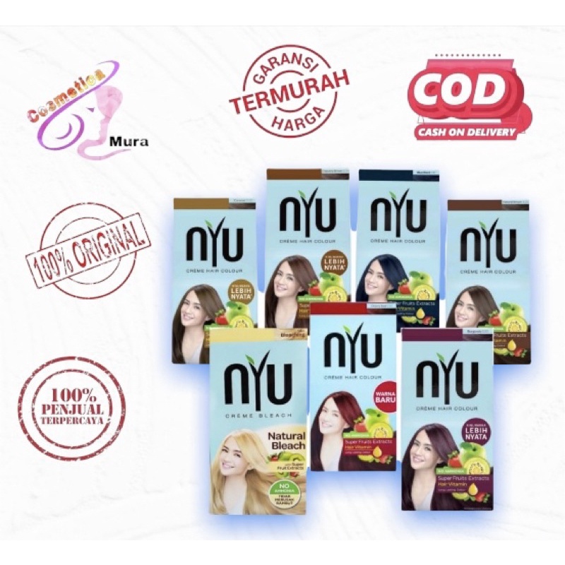 NYU Creme Hair Colour Original / pewarna rambut nyu