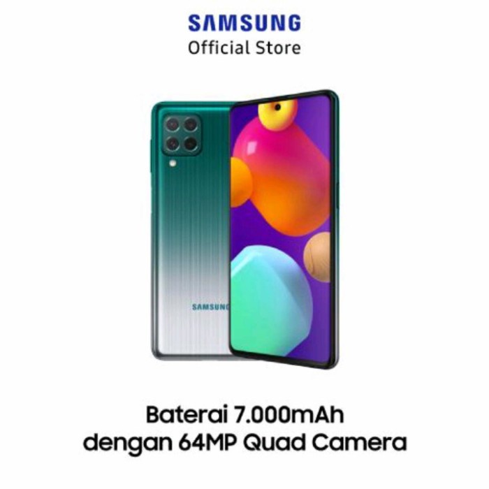 Samsung Galaxy M62 8/256 Garansi Resmi