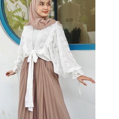 ☆ Lace Outer Ruffle Kamera / Outer Brokat Premium ➫