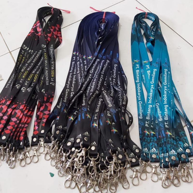 

Tali Lanyard Printing Kait Langsung Tali 1,5cm | Cetak 2sisi