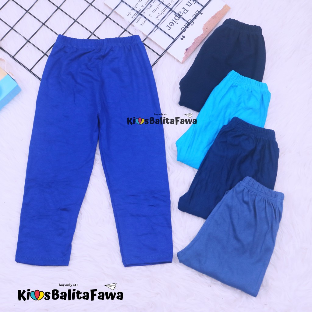 Legging POLOS Anak 1-2 Tahun / Celana Anak Panjang Perempuan Leging Kaos Ketat Cewe Pants Murah Adem