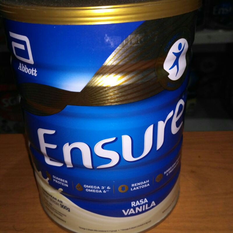 

Ensure Susu Nutrisi Orang Dewasa Vanilla Tin 900 gram.