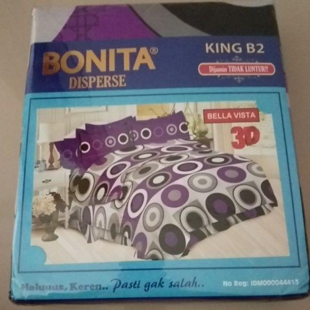 Sprei Bonita King 180 Cm X 200 Cm Corak Bellavista