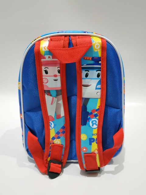 Showme Promo Tas Ransel Anak Sekolah PAUD - TK -  PLAYGROUP POLICAR Kualitas Premium.