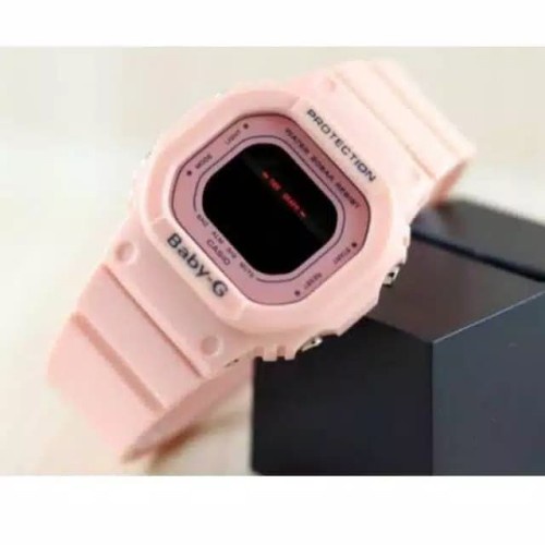LS Jam tangan casio baby g BGA-550 led digital strap rubber jam tangan wanita-3