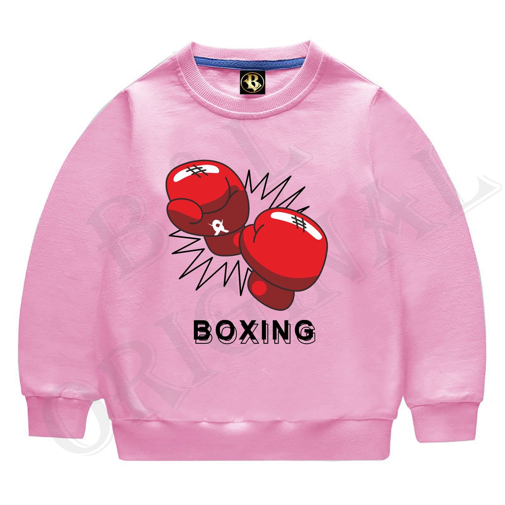 BS//COD//BAJU KAOS ANAK ANAK BOXING/TANGAN PANJANG GOOD QUALITY