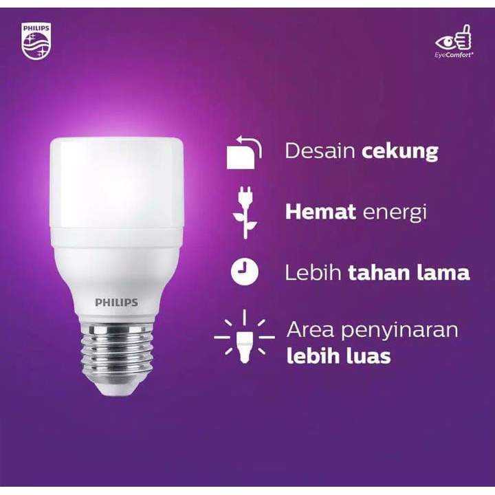 PHILIPS LED BRIGHT 9W 11W 13W 17W 20W / LEBIH TERANG