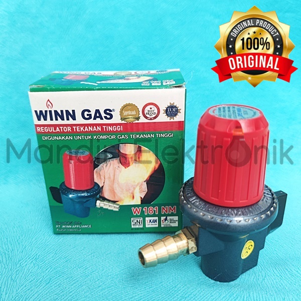 Regulator Winn Gas W181 NM LPG Tekanan Tinggi High Pressure Non Meter - Regulator Tekanan Tinggi