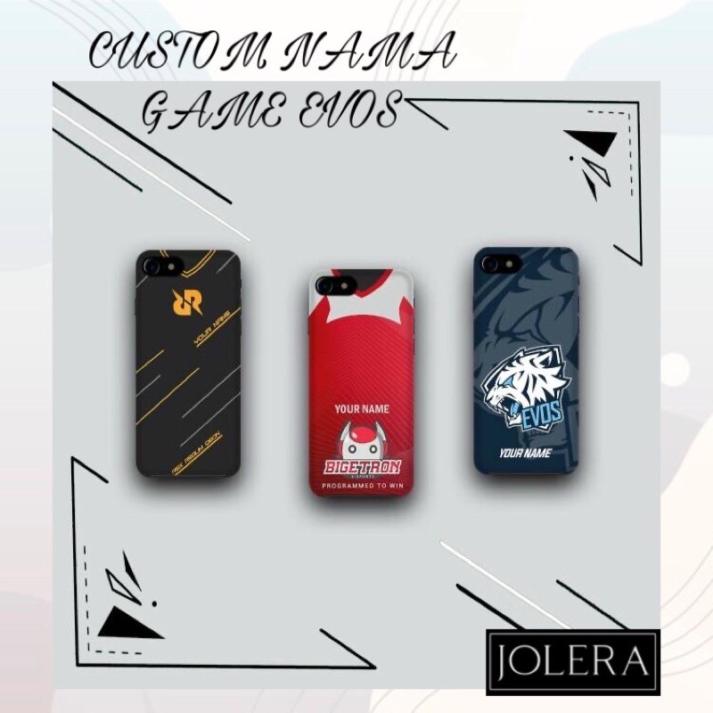 JOLERA Case EVOS Softcase Hardcase 2D 3D For Type Realme Infinix Iphone Oppo Vivo Samsung Xiaomi