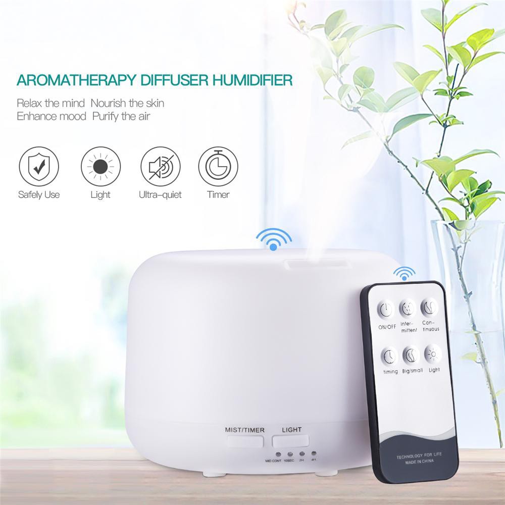 DIFFUSER Humidifier Elektrik Air 300ML 4 in 1 Aromaterapi 7 LED + Remote Control