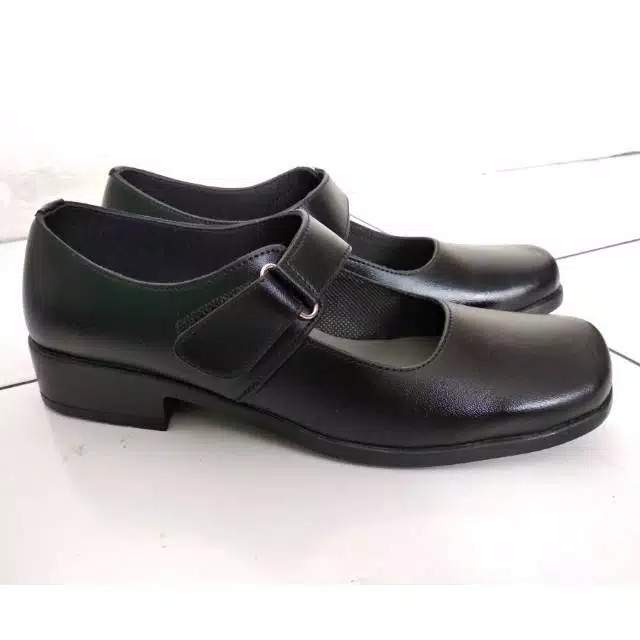 Sepatu pantofel wanita pantopel cewek fantofel paskibra warna hitam