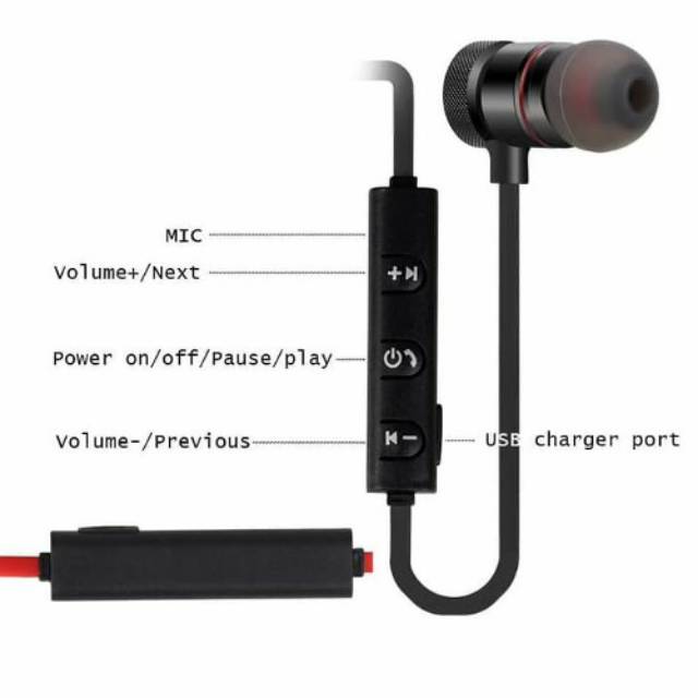 Handsfree Bluetooth JBL / SAMSUNG Magnetik Design Extra BASS Headset Earphone Wirelles Sport