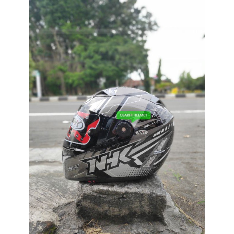 NHK GP PRO Patrol Silver Terminator TT Racing Helmet ada di Osakhi Helmet