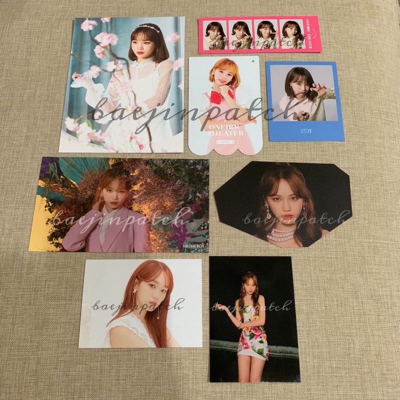 IZ*ONE Kim Chaewon Official Photocard Postcard Kihno Album Polygon Polaroid Photostrip IZ*Card Bloom