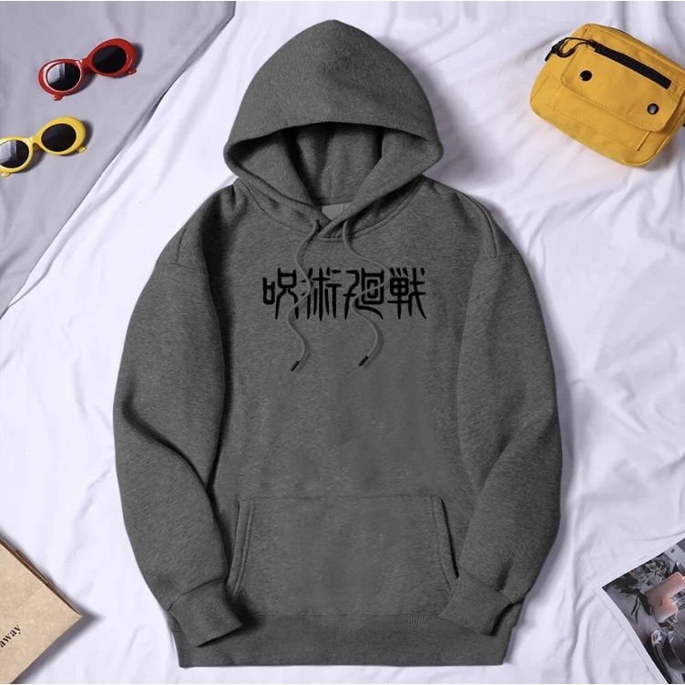 Sweater Hoodie Anime JUJUTSU KAISEN II JUJUTSU KAISEN ANIME Jumper Hoodie II Sweter Oblong Topi Sz M - XL ( Pria &amp; Wanita / Anak &amp; Dewasa )