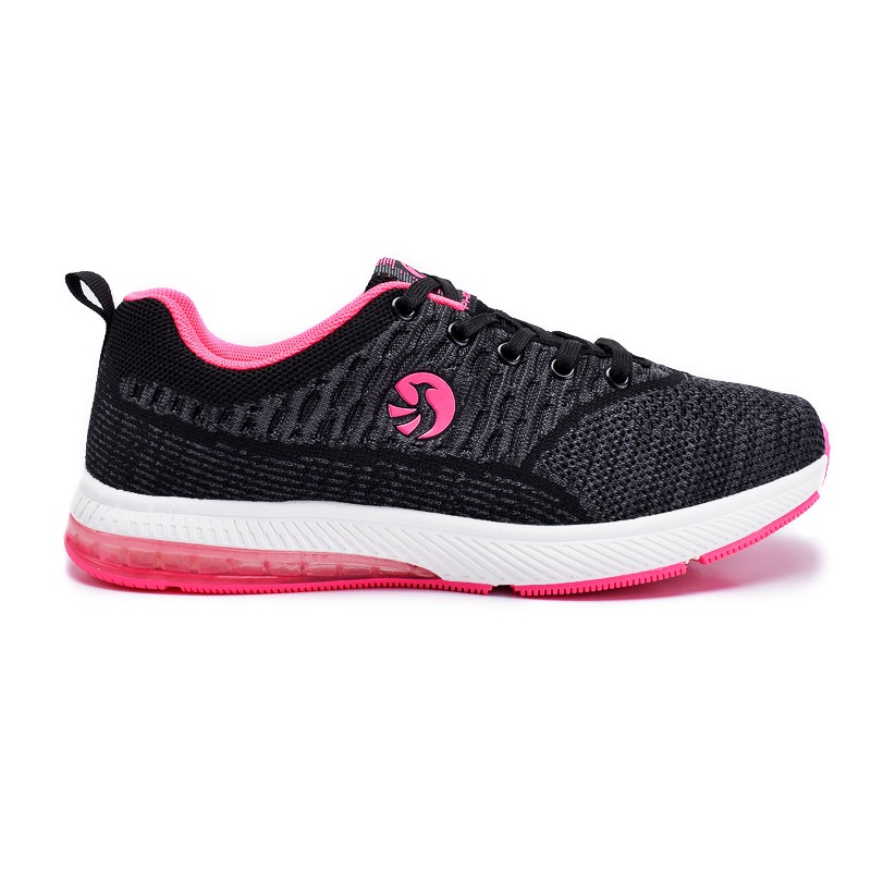 Phoenix Women Kiandra Sepatu  Running  Wanita Hitam Fushia 