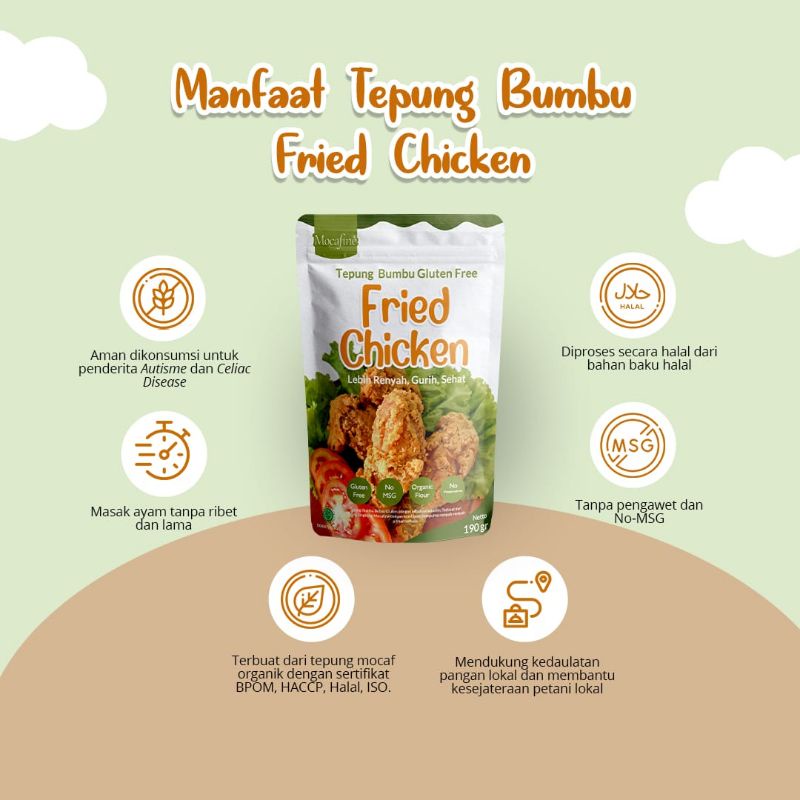 

TEPUNG BUMBU AYAM GORENG GLUTEN FREE | BUMBU DAPUR| MAKANAN SEHAT| MAKANAN DIET| MAKANAN AUTISME