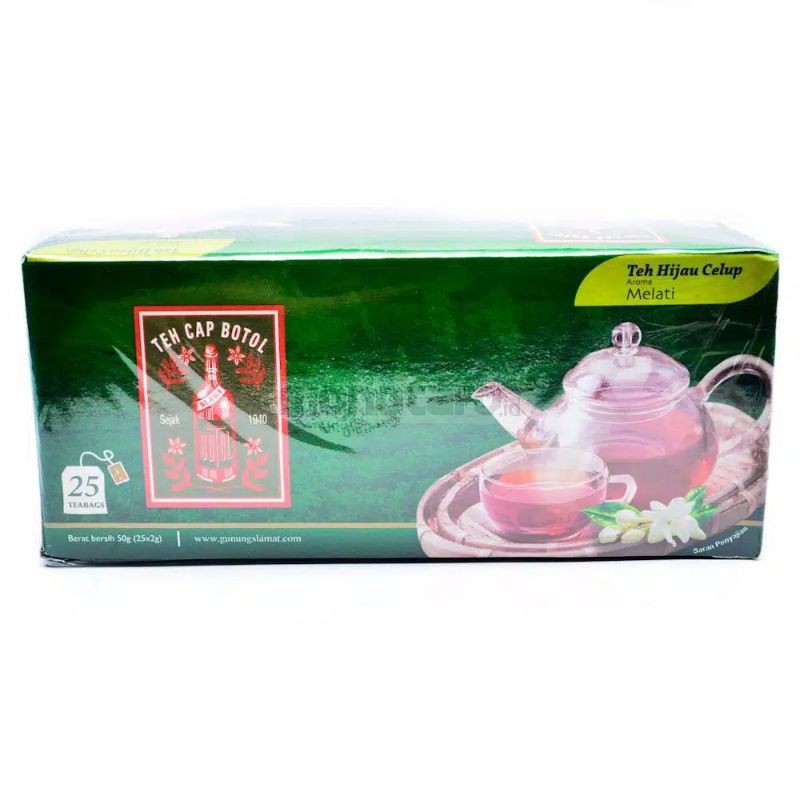 

Teh celup cap botol kotak per pak isi 25 pcs