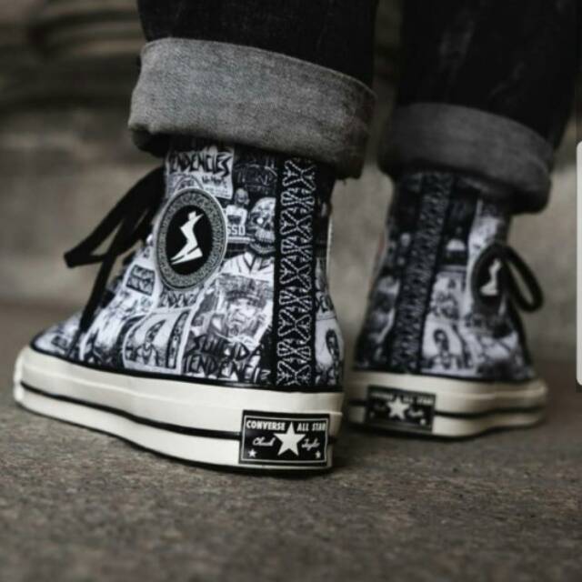Sepatu sneakers Premium Converse x Suicidal Tendencies