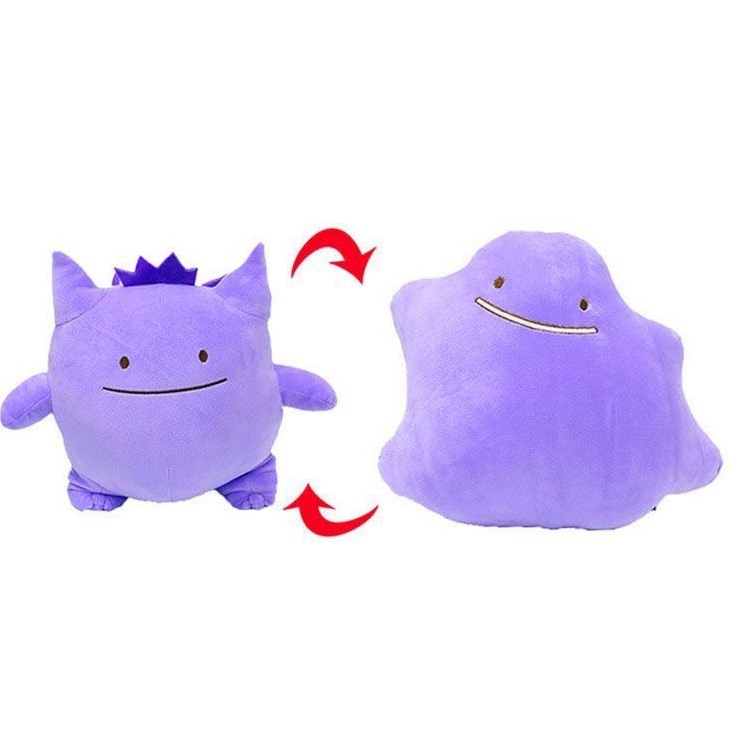 Boneka Gengar Ditto 30cm - 32CM Boneka Gengar Boneka Ditto Boneka Pokemon