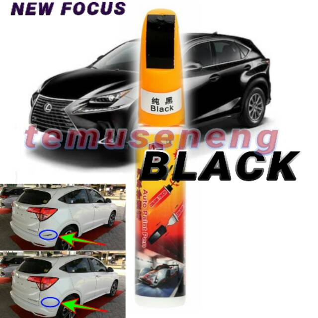  HITAM  BLACK ORI METALIK GLOSSY  SPIDOL CAT  WARNA BODI MOBIL 