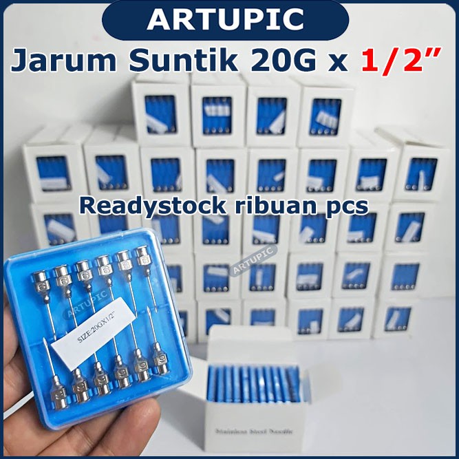 Jarum Suntik Vaksin Unggas Ayam 20G x 1/2&quot; Socorex 0.9 x 13 mm Veterinary hypodermic needles