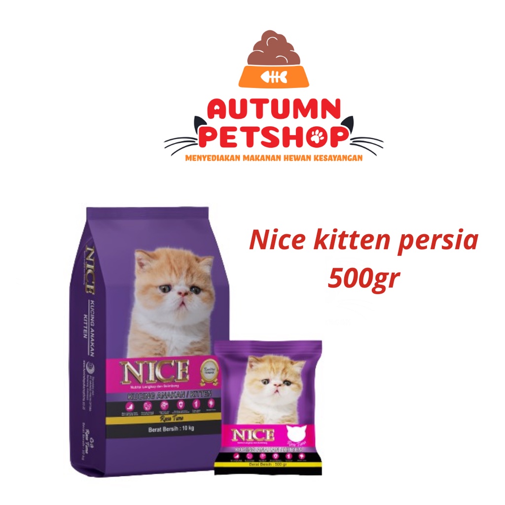 Makanan Kucing Nice Kitten 500g