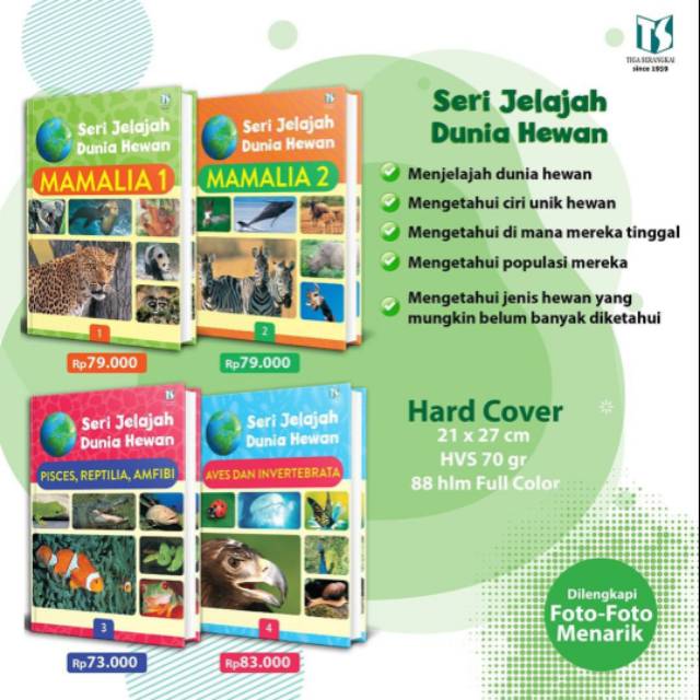 Seri Jelajah Dunia Hewan Mamalia Sains Shopee Indonesia