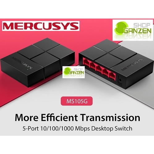 Mercusys MS105G Desktop Switch 5-Port 10/100/1000 Mbps HUB Switch