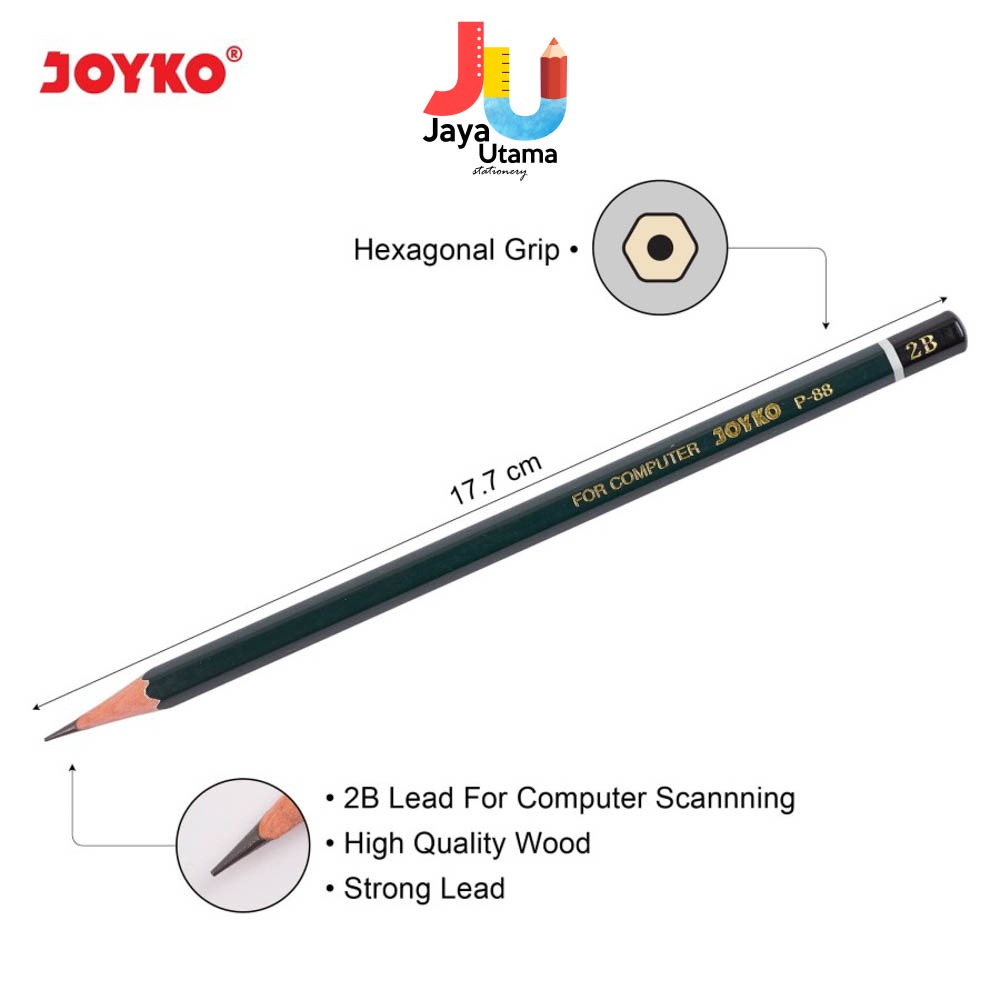 

Joyko Pensil Pencil P-88 P88 2B