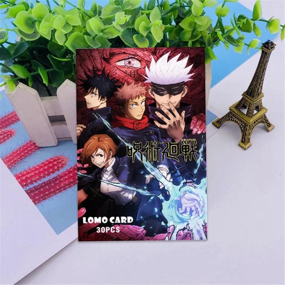 Needway Jujutsu Kaisen Lomo Card Koleksi Kado Ulang Tahun Fushiguro Megumi Kugisaki Nobara Itadori Yuuji Mini Postcard