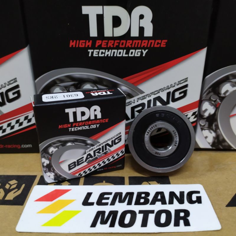 Bearing - Laher 6301 2RS TDR (12mm)