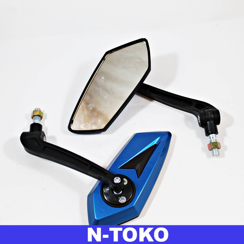 Spion Alevo Motor Biru Putar 360 Derajat Honda Beat Vario Revo Dll