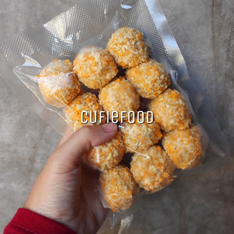 Cilok isi crispy siap goreng rasa sosis keju mercon - frozen