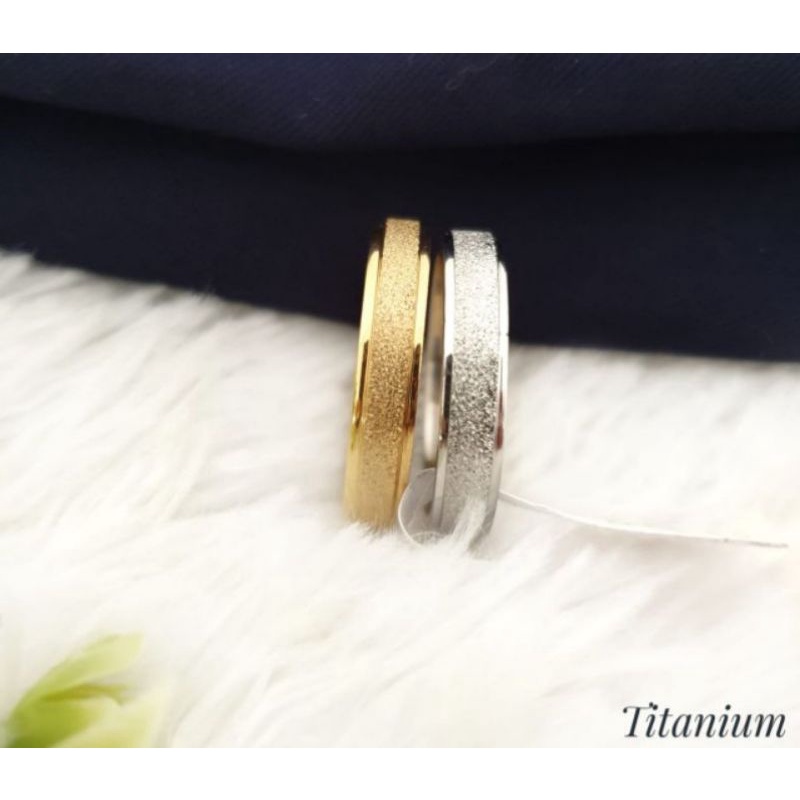 Cincin titanium anti karat  CC667/CC543C