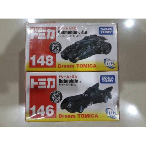 Takara Tomy Dream Tomica 146 148 Batmobile Batman Tumbler 2 Pcs - Termurah 