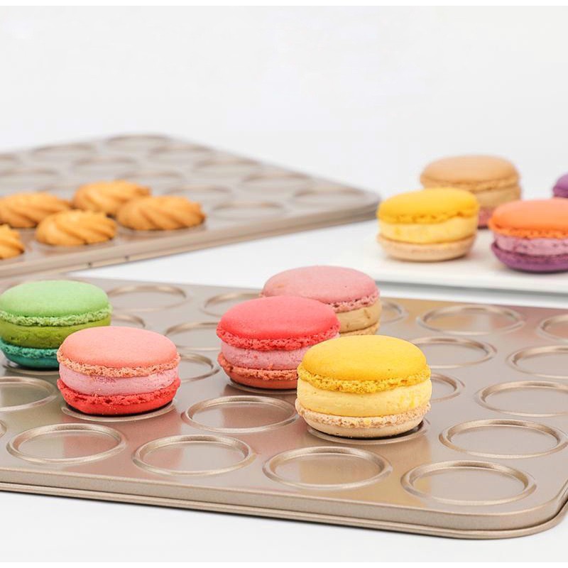 Loyang Macaron Gold Mold Kue Cake