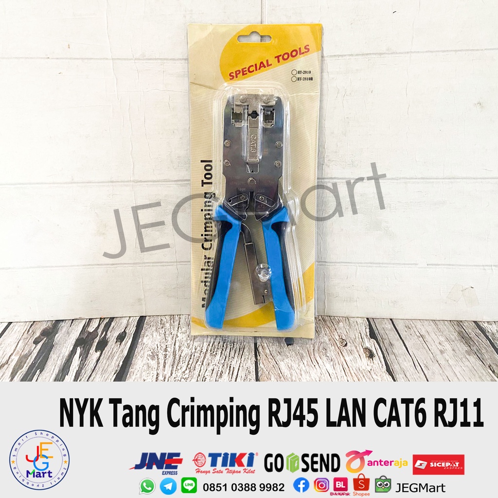 NYK Tang krimping crimping RJ45 LAN CAT6 RJ11