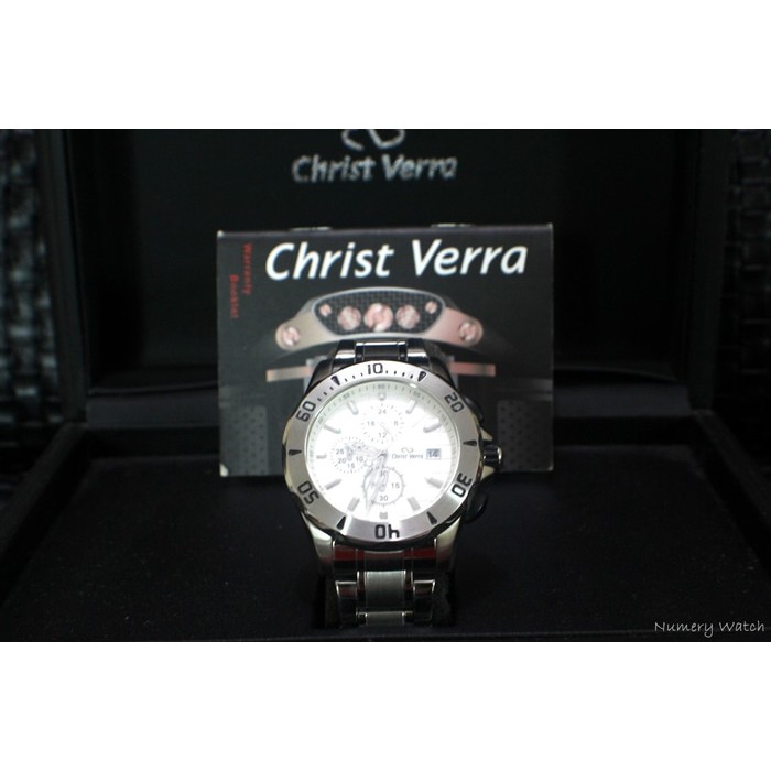 Jam Tangan Cowo Christ Verra Original 8879G-10